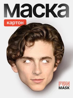 Маска Тимоти Шаламе, картон FUN MASK 64039763 купить за 349 ₽ в интернет-магазине Wildberries