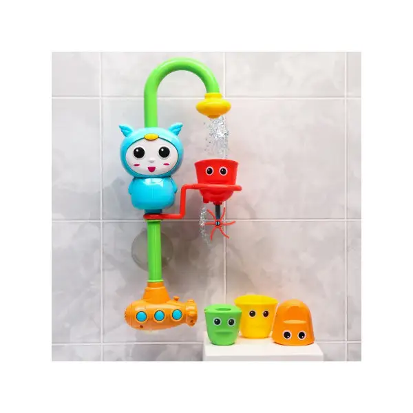 Набор игрушек для ванны "Глазастики", на присоске, на  батар