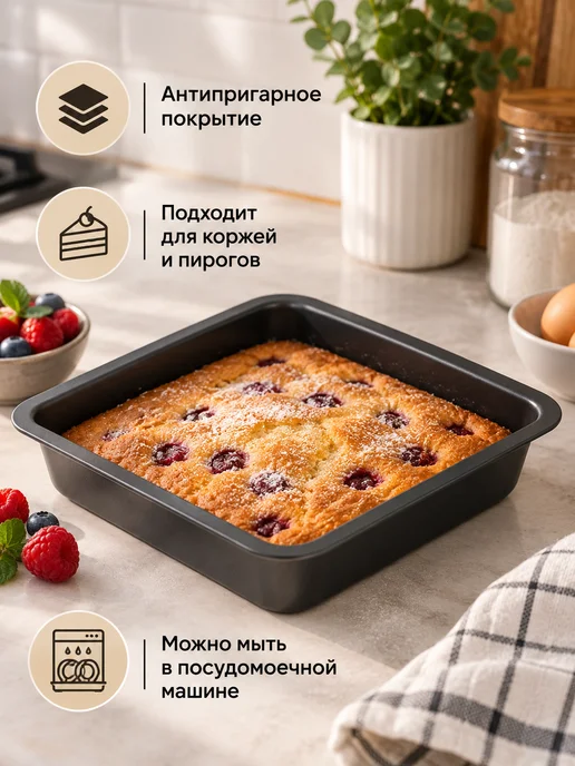 Форма для выпечки и запекания, антипригарная, вариант, фото 2