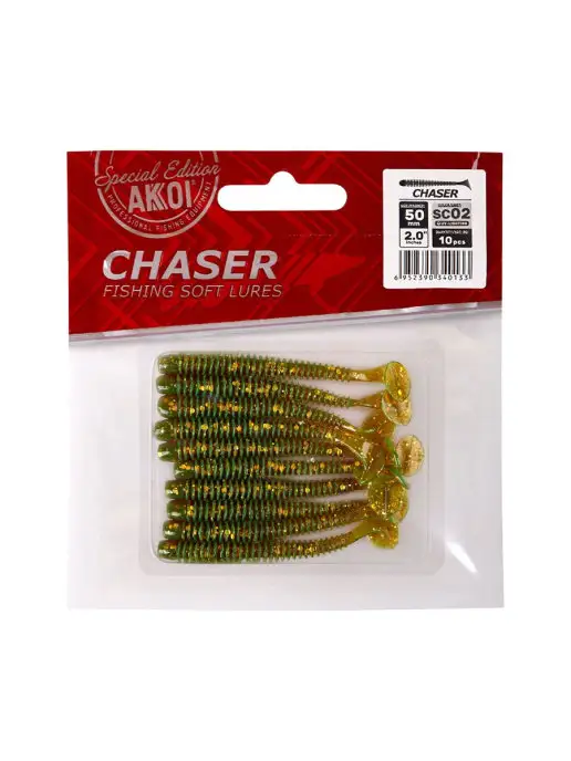 Akkoi Приманка CHASER 50мм цвет SC02 (1 пача - 10 шт), 10 шт, фото 5