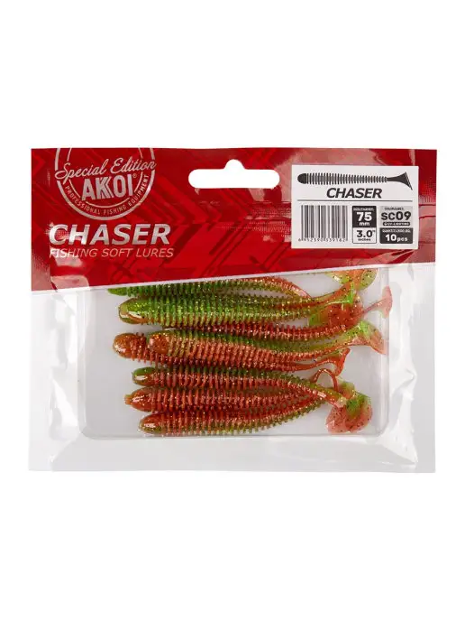 Akkoi Приманка CHASER 100мм цвет SC09 (1 пачка - 5 шт), 10 шт, фото 5