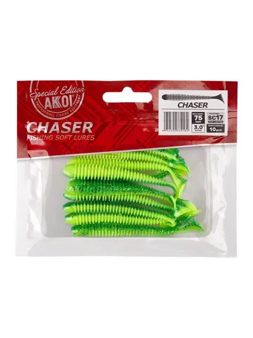 Akkoi Приманка CHASER 100мм цвет SC17 (1 пачка - 5 шт), 10 шт, фото 5