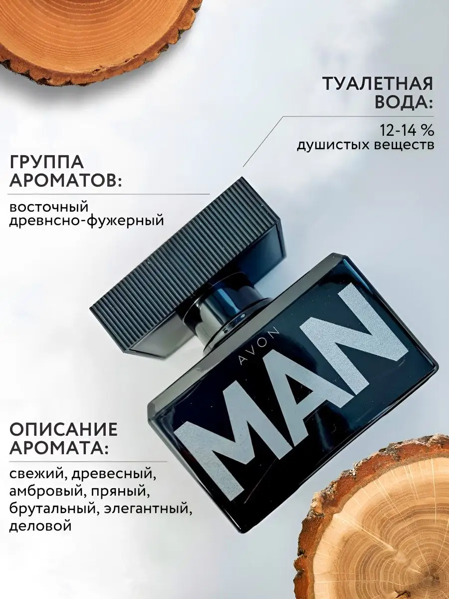 Туалетная вода MAN 75 мл эйвон оригинал AVON 64267876 купить за 1 891 ₽ в  интернет-магазине Wildberries