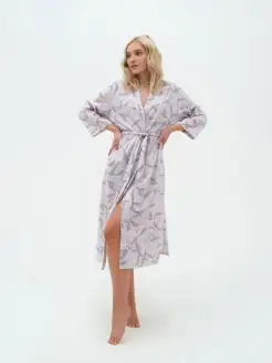 Халат домашний из хлопка длинный KAFTAN 64296362 купить за 1 076 ₽ в интернет-магазине Wildberries