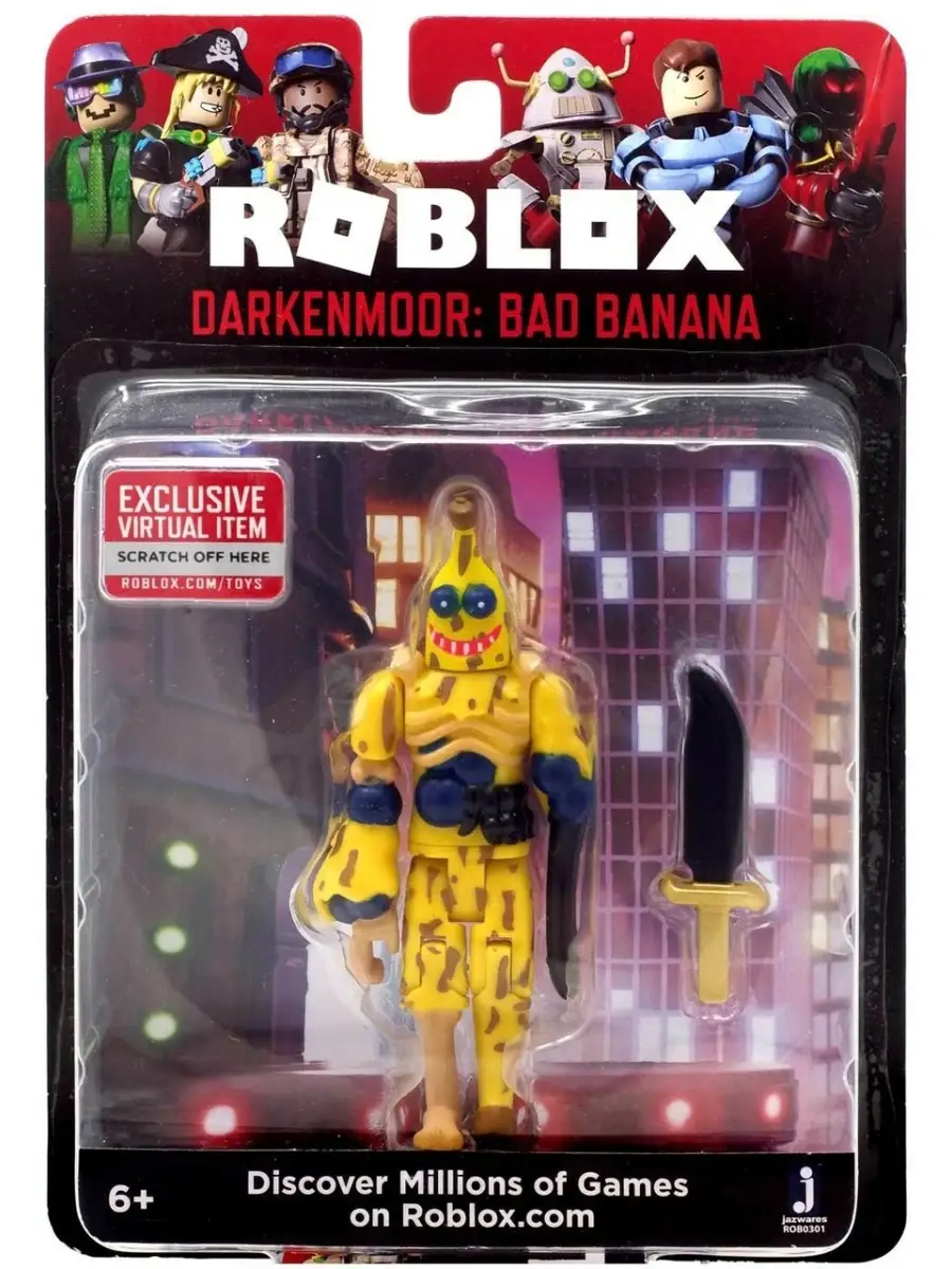 Roblox Фигурка героя Darkenmoor: Bad Banana (Core) с аксессуарами Roblox  64332890 купить в интернет-магазине Wildberries