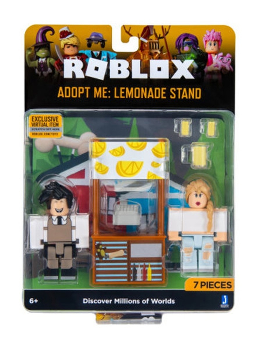 Roblox Фигурки героев Adopt Me: Lemonade Stand 2 шт с аксессуарами Roblox  64332922 купить в интернет-магазине Wildberries