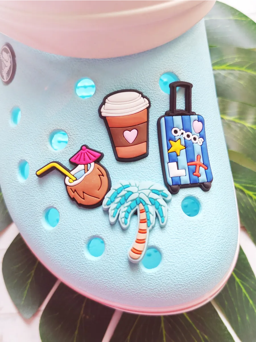 Джибитс пальма, джибитс чемодан для Crocs