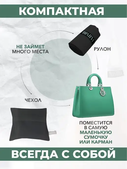 MOSHNA Сумка сетка хозяйственная, шоппер прозрачный, авоська, черный, фото 7