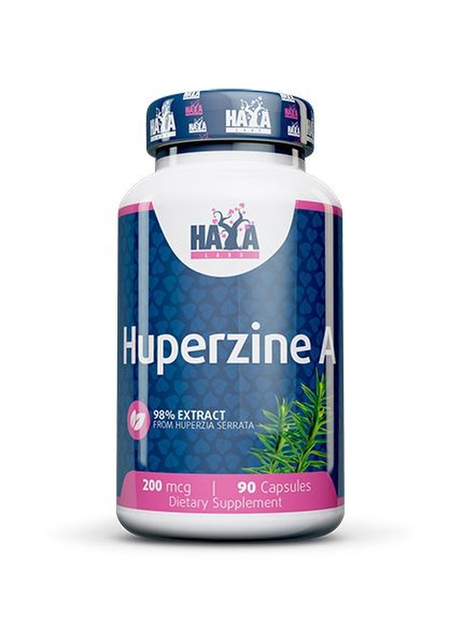 Huperzine A 98% Extract. Хуперзин 200mсg. 90 капс. Haya Labs 64420102  купить в интернет-магазине Wildberries