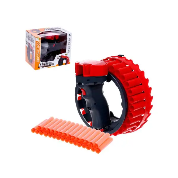 Автоматический бластер "Кибер", стреляет мягкими пулями