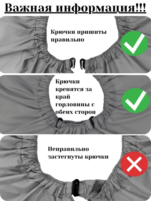 ZEWANA Пеньюар парикмахерский Длинная накидка на крючках, голубой, фото 2