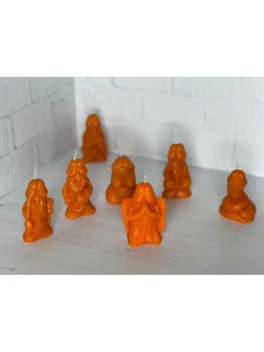 Kruutcandles Свеча эротик, оранжевый
