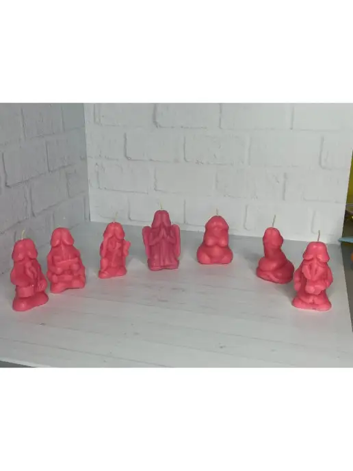 Kruutcandles Свеча эротик, розовый