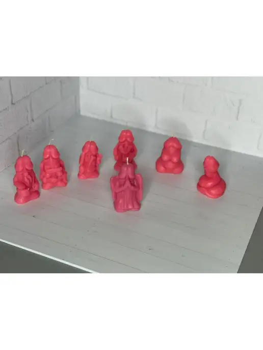Kruutcandles Свеча эротик, розовый, фото 2