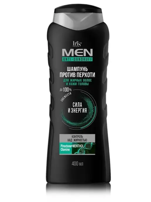 IRIS COSMETIC Шампунь мужскойской против перхоти MEN IRIS, 400 мл, 400 мл