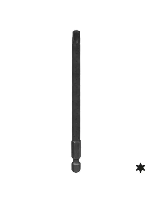 KING TONY Вставка (бита) торцевая 1 4", Torх, Т40, L - 110 мм, 711140T, черный