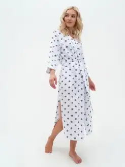 Халат домашний из хлопка длинный KAFTAN 64725548 купить за 1 362 ₽ в интернет-магазине Wildberries