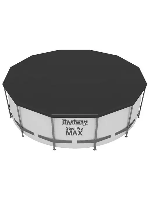Bestway 58037 Тент для каркасного бассейна круглый 366 см, вариант, фото 3