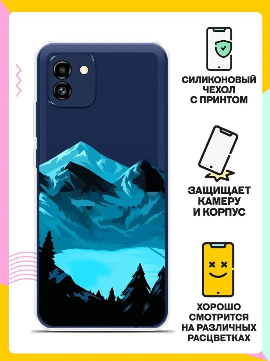 Чехол на Samsung Galaxy A03 / Самсунг Галакси А03 c рисунком Andy&Paul  64753252 купить за 217 ₽ в интернет-магазине Wildberries