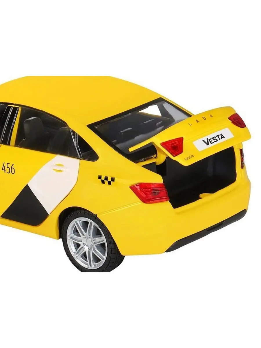 Машина Автопанорама Яндекс.Такси LADA VESTA, масштаб 1:24, (свет. звук) -  JB1251345 АВТОПАНОРАМА 64762066 купить в интернет-магазине Wildberries