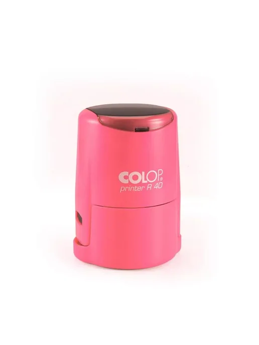 Colop Оснастка для печати круглая R40 Neon 40 мм с крышкой, розовый, фото 2