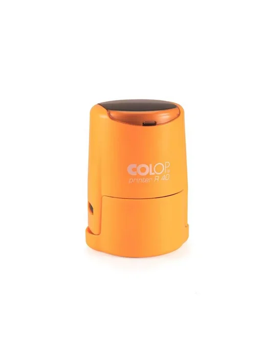 Colop Оснастка для печати круглая R40 Neon 40 мм с крышкой, оранжевый, фото 2