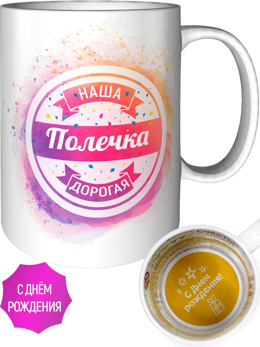 С днем рождения полина открытки