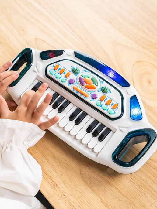 Умелец Я Пианино детское музыкальная игрушка, голубой, фото 5