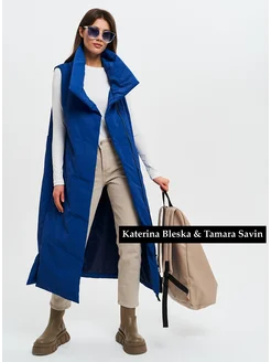 Жилетка длинная утепленная Katerina Bleska&Tamara Savin 64903653 купить за 2 422 ₽ в интернет‑магазине Wildberries