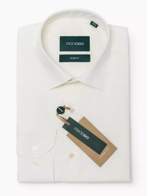 MONDIGO Рубашка приталенная SLIM FIT с длинным рукавом, вариант, фото 3