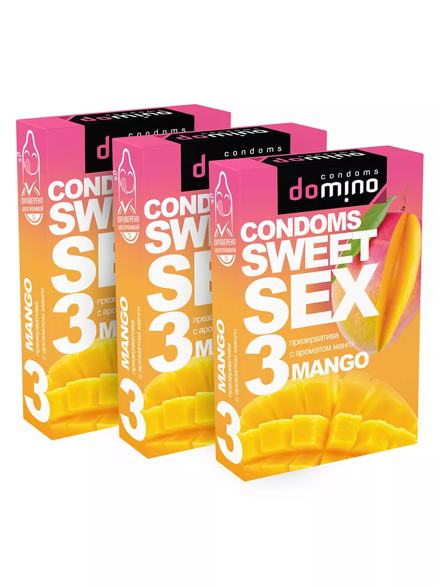 Презервативы Sweet Sex Mango DOMINO 64971180 купить за 261 ₽ в  интернет-магазине Wildberries