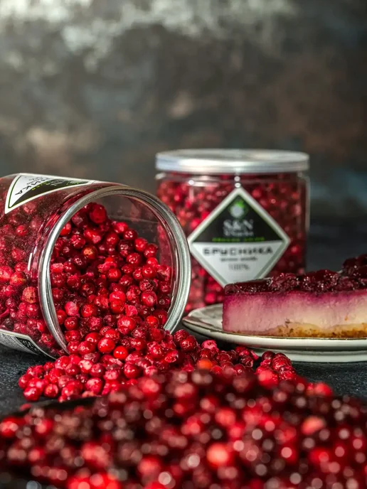 S&N SNacks Брусника сублимированная целая натуральная без сахара, вариант, фото 5