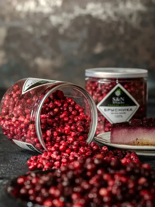 S&N SNacks Брусника сублимированная целая натуральная без сахара, вариант, фото 8