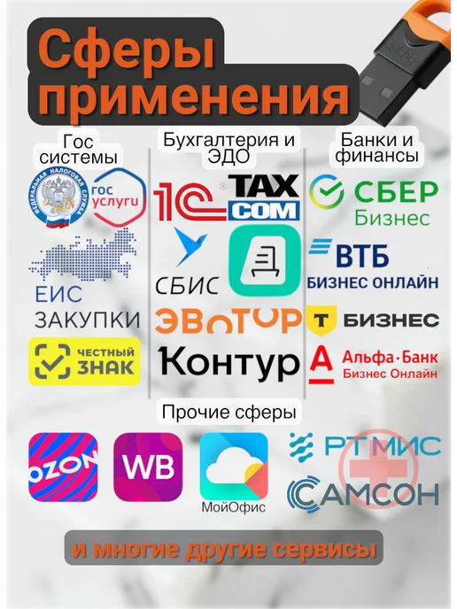 рутокен Токен ЭЦП 3.0 для ЕГАИС - носитель для электронной подписи, вариант, фото 2