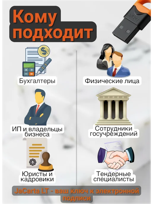 рутокен Токен ЭЦП 3.0 для ЕГАИС - носитель для электронной подписи, вариант, фото 3