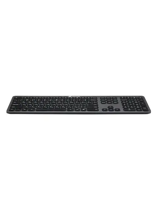 OKLICK Клавиатура + мышь Оклик 300M USB беспроводные slim, серый, фото 8