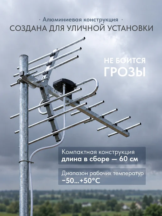 Рэмо Уличная телевизионная антенна, до 80км, вариант, фото 4