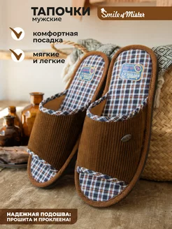 Тапочки домашние Smile of Mister 65066663 купить за 423 ₽ в интернет-магазине Wildberries