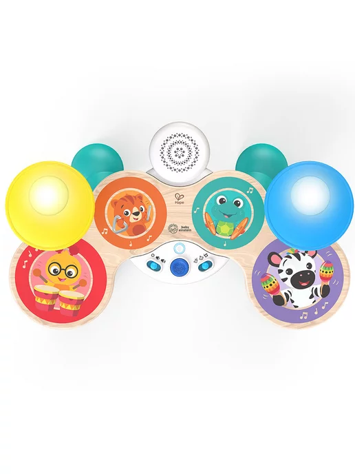 HAPE Музыкальная игрушка Барабанная установка для малышей, синий, фото 4