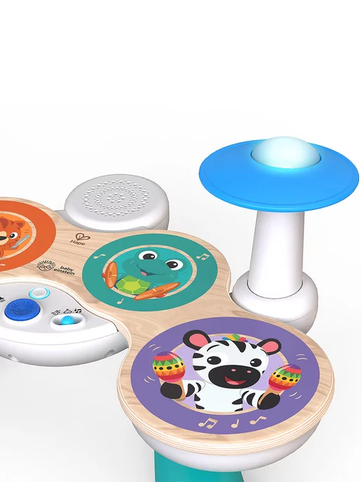 HAPE Музыкальная игрушка Барабанная установка для малышей, синий, фото 5