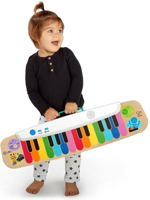 HAPE Музыкальная игрушка Синтезатор для малышей, синий, фото 6