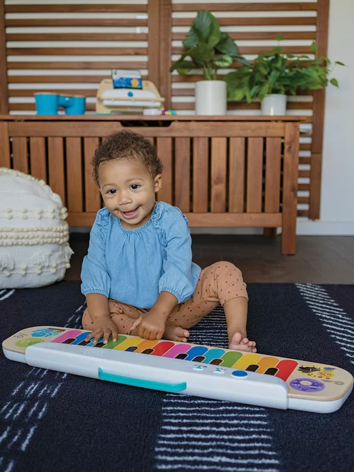 HAPE Музыкальная игрушка Синтезатор для малышей, синий, фото 7
