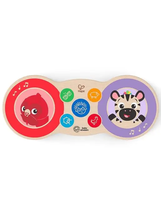 HAPE Музыкальная игрушка Барабан для малышей, сенсорный, голубой, фото 5