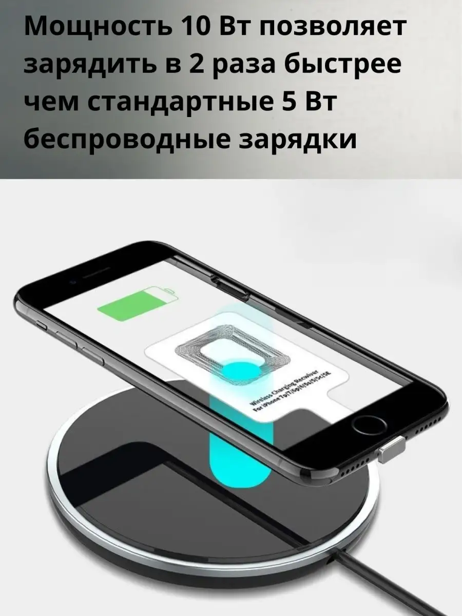 Беспроводная зарядка для телефона Android, iPhone Forza 65100716 купить в  интернет-магазине Wildberries