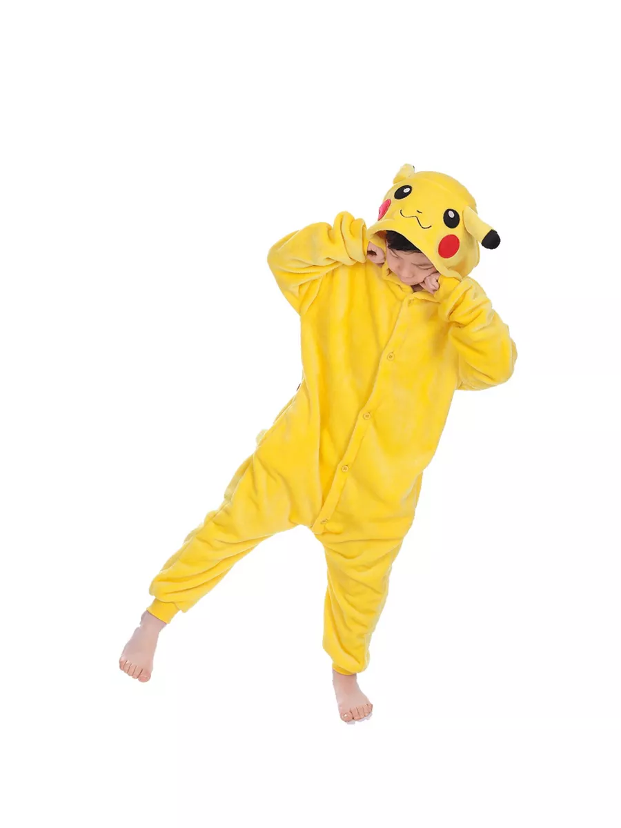 Кигуруми Пикачу Pikachu покемон пижама для дома AUTko 65153116 купить за  690 ₽ в интернет-магазине Wildberries