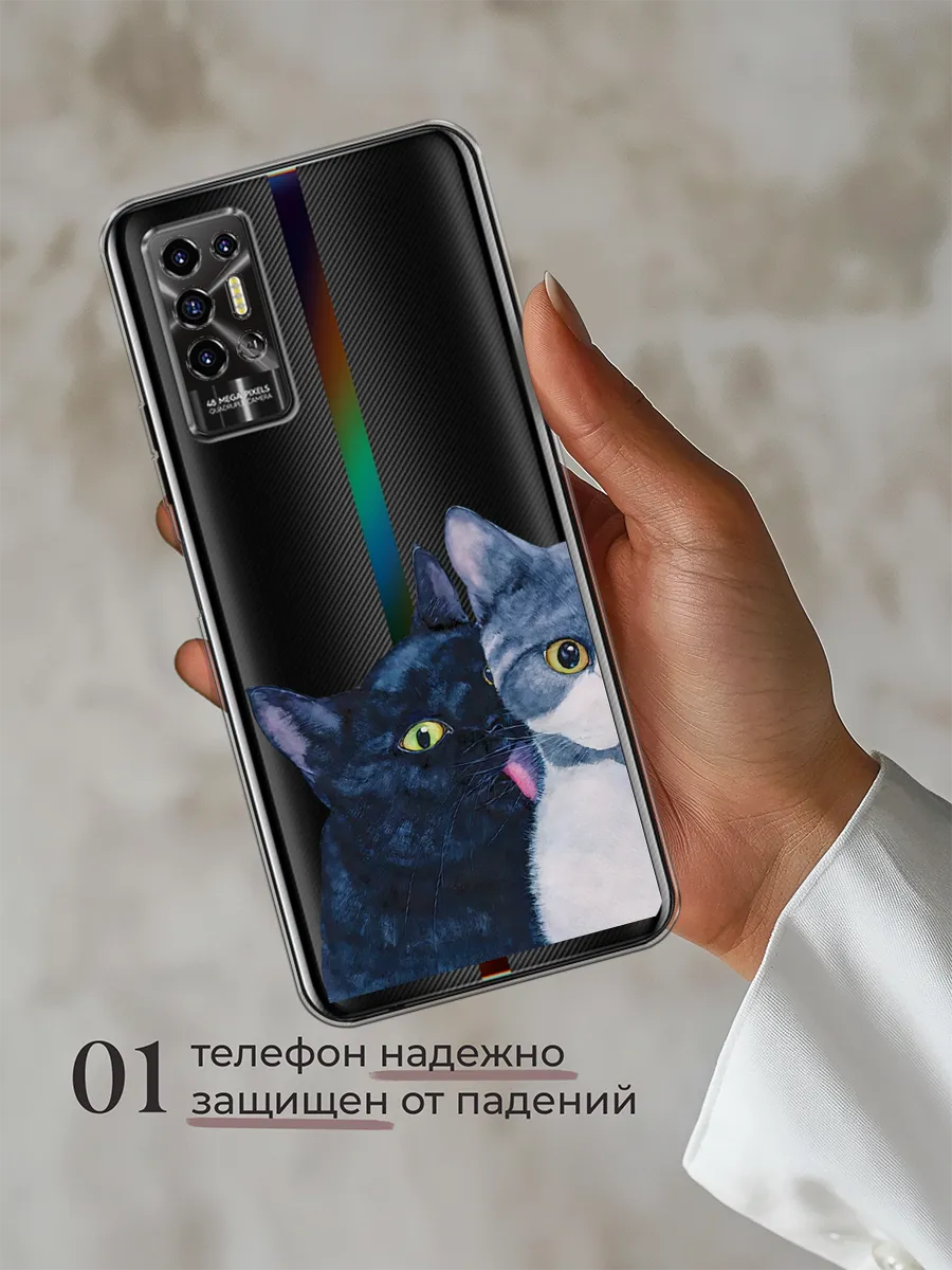 Чехол на Tecno Pova 2 / Техно Пова 2 с рисунком TECNO 65184604 купить за  630 ₽ в интернет-магазине Wildberries