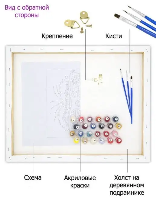 A Art paintboy Картина по номерам 40*50 на подрамнике, 40x50, фото 4