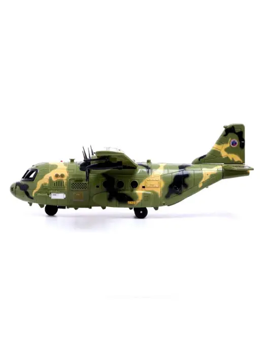 Funny Toys Игровой набор военный самолет с солдатами, зеленый, фото 7