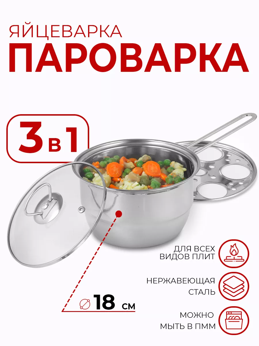 Пароварка-яйцеварка из...