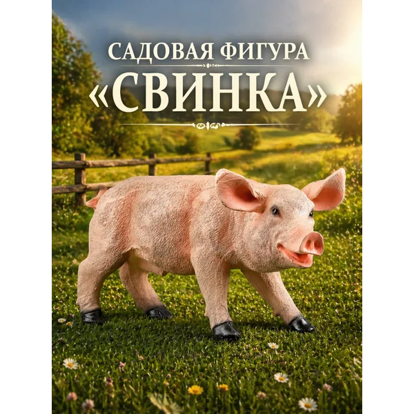Садовая фигура «Свинка»